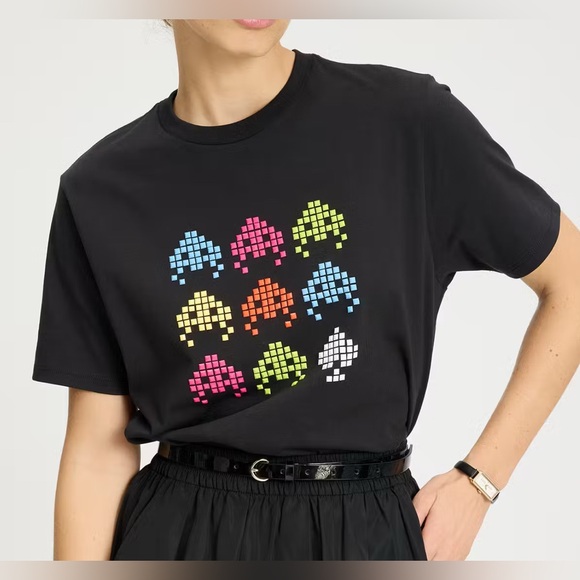 kate spade Tops - ♠️KATE SPADE x SPACE INVADERS EMBELLISHED TEE - NWT